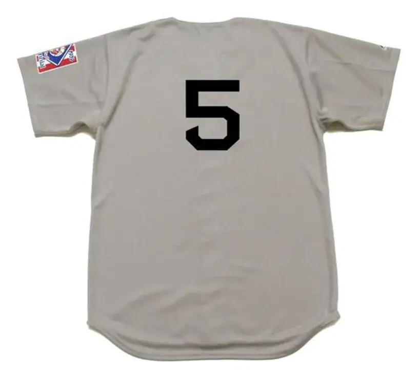 JOE DIMAGGIO New York Yankees 1939 Majestic Cooperstown Throwback Away Jersey 