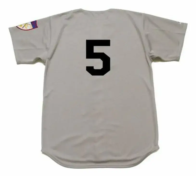 JOE DIMAGGIO New York Yankees 1951 Majestic Cooperstown Throwback Away Jersey 