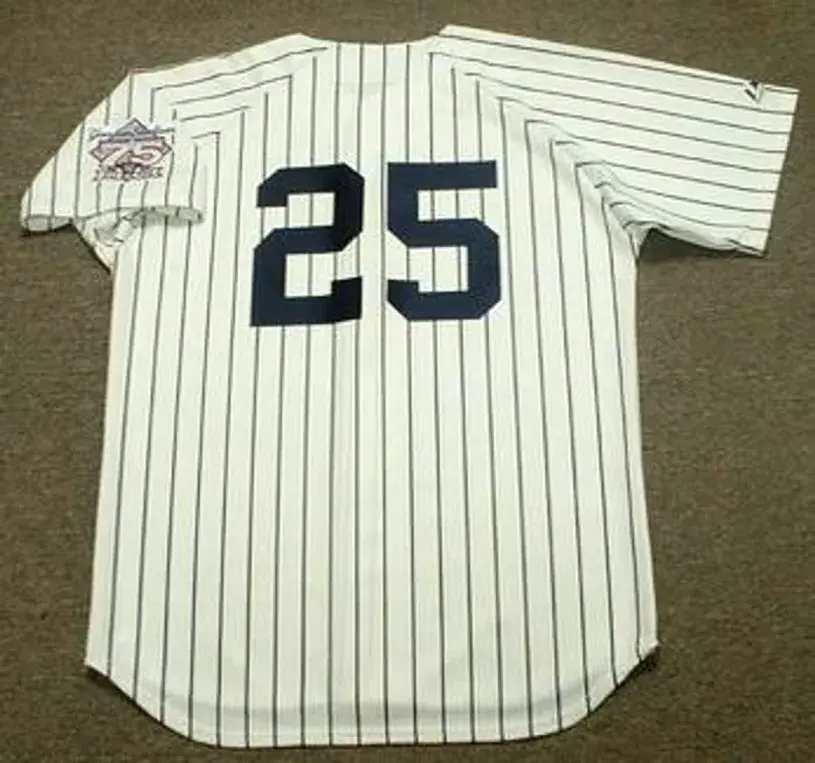 JOE GIRARDI New York Yankees 1998 Majestic Cooperstown Home Jersey 