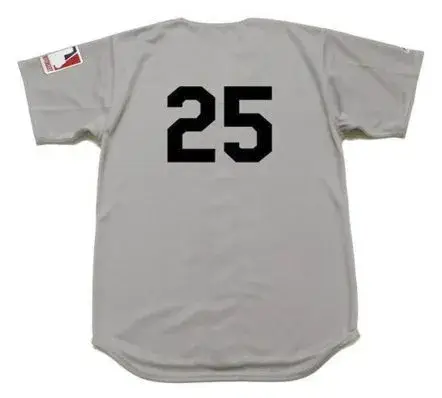 JOE PEPITONE New York Yankees 1969 Majestic Cooperstown Away Jersey 