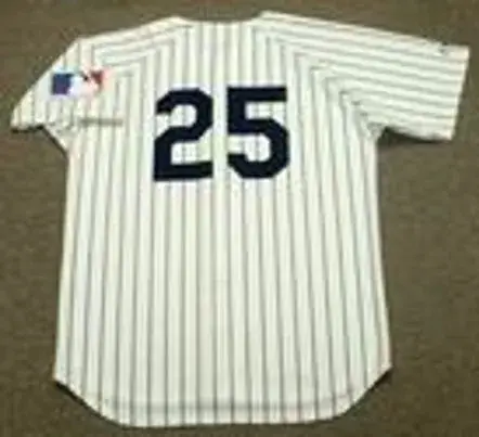 JOE PEPITONE New York Yankees 1969 Majestic Cooperstown Home Jersey 