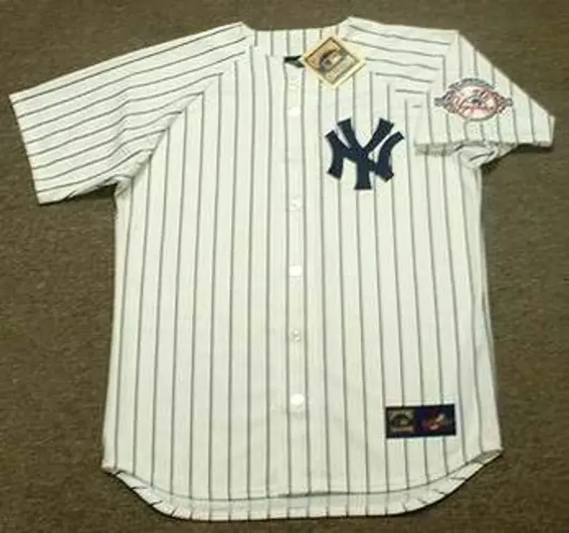 JOE TORRE New York Yankees 2003 Majestic Cooperstown Home Baseball Jersey