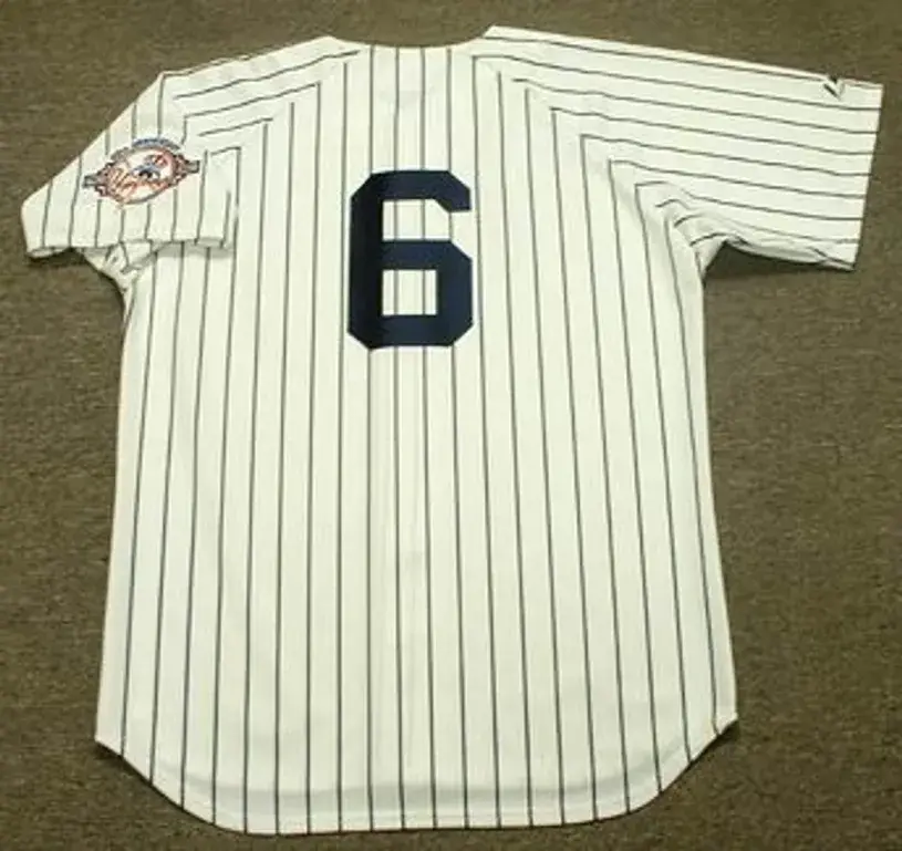 JOE TORRE New York Yankees 2003 Majestic Cooperstown Home Baseball Jersey 