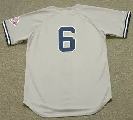 JOE TORRE New York Yankees 2003 Majestic Throwback Away Baseball Jersey 