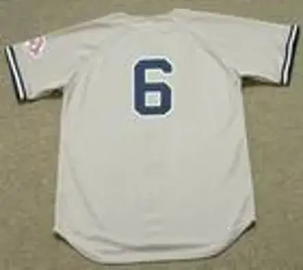 JOE TORRE New York Yankees 2003 Majestic Throwback Away Baseball Jersey 