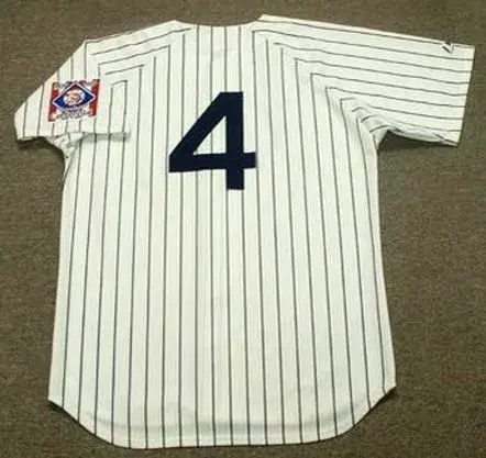 LOU GEHRIG New York Yankees 1939 Home Majestic Throwback Baseball Jersey 