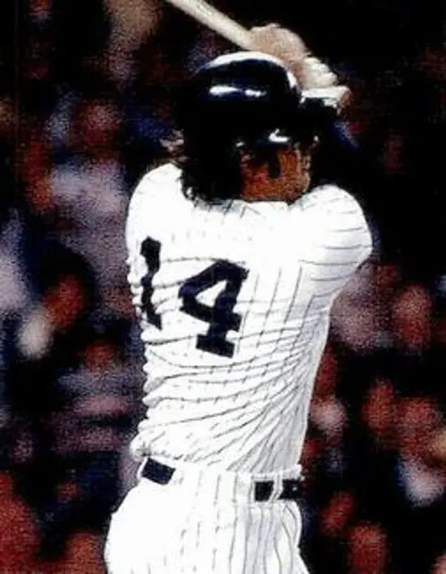 LOU PINIELLA New York Yankees 1977 Majestic Cooperstown Home Jersey 
