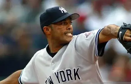 MARIANO RIVERA New York Yankees 2003 Away Majestic Throwback Baseball Jersey 