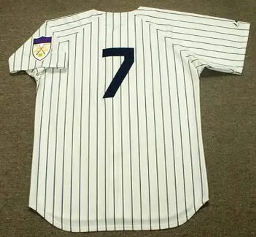 MICKEY MANTLE New York Yankees 1951 Home Majestic Baseball Throwback Jersey 