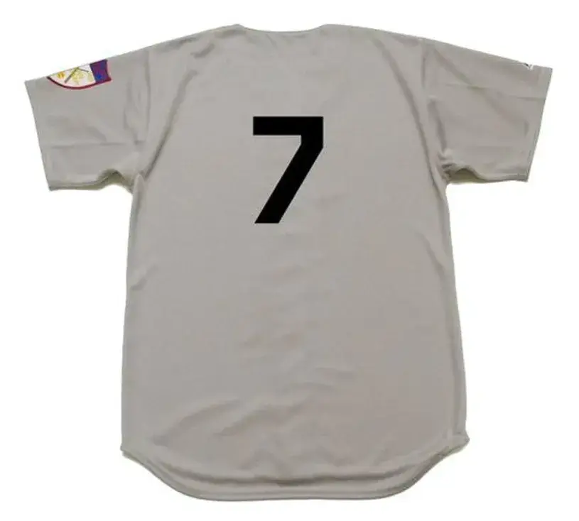 MICKEY MANTLE New York Yankees 1951 Majestic Throwback Away Jersey 