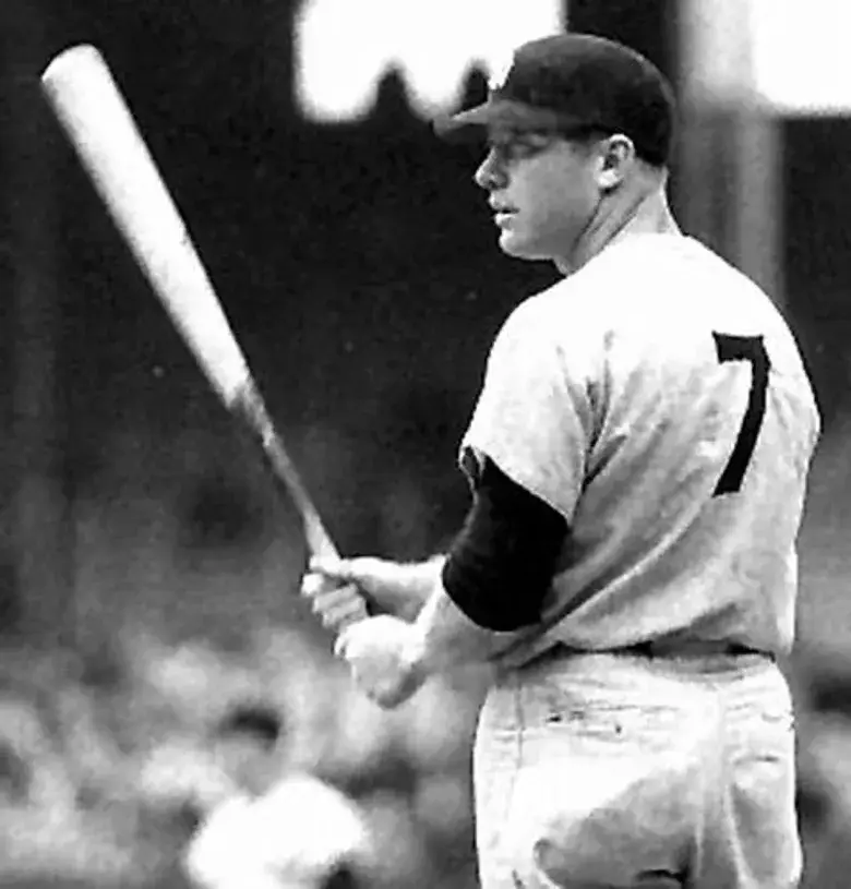 MICKEY MANTLE New York Yankees 1951 Majestic Throwback Away Jersey 