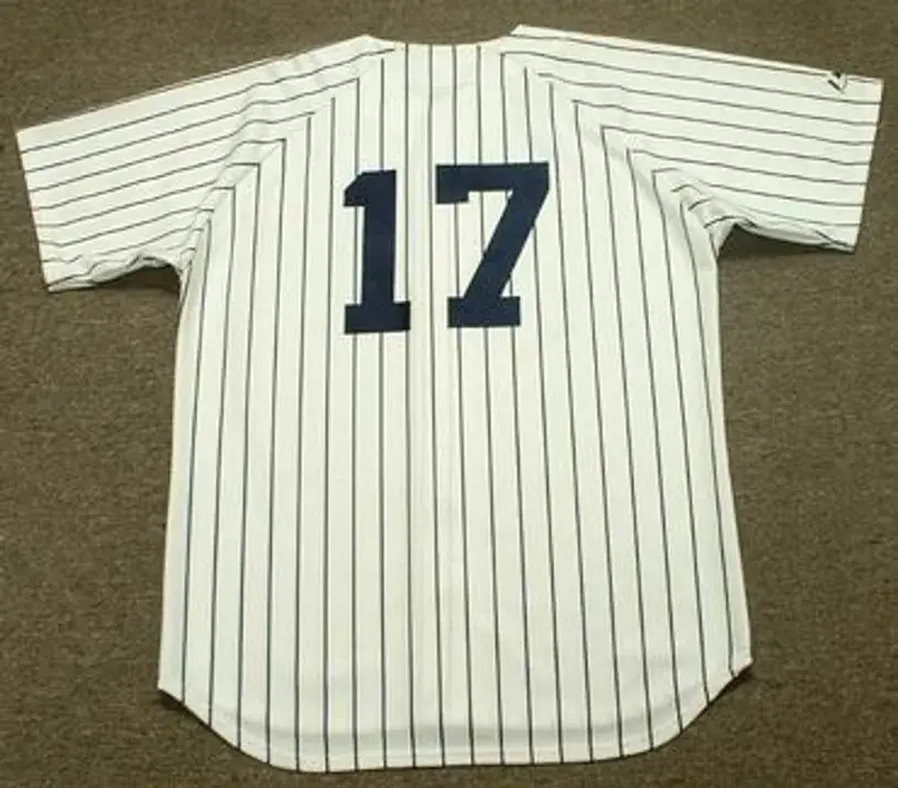 MICKEY RIVERS New York Yankees 1977 Majestic Cooperstown Home Jersey 