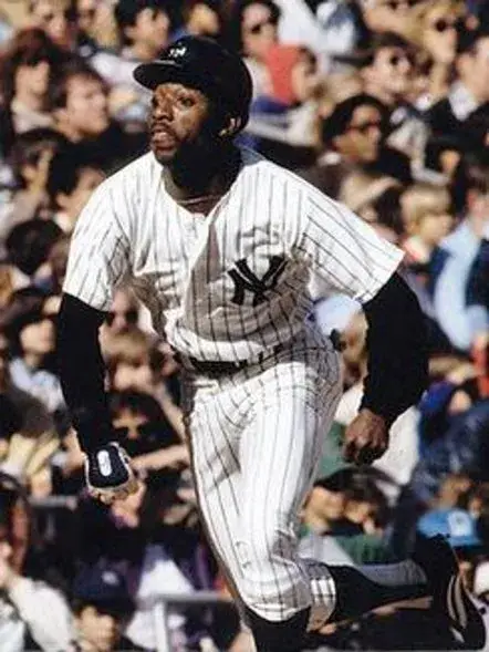 MICKEY RIVERS New York Yankees 1977 Majestic Cooperstown Home Jersey 