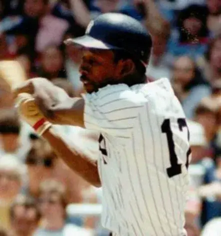 MICKEY RIVERS New York Yankees 1977 Majestic Cooperstown Home Jersey 