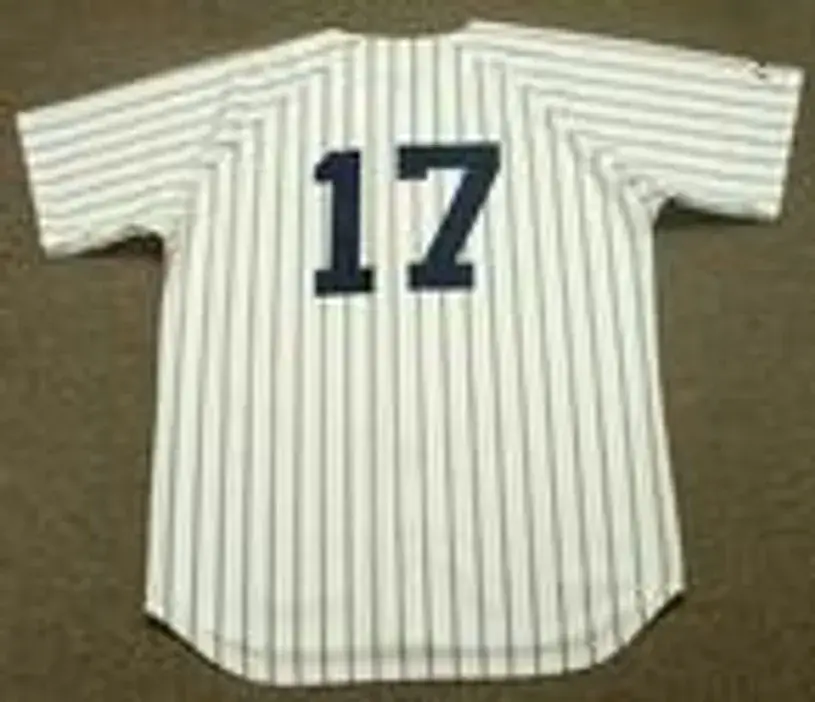 MICKEY RIVERS New York Yankees 1977 Majestic Cooperstown Home Jersey 