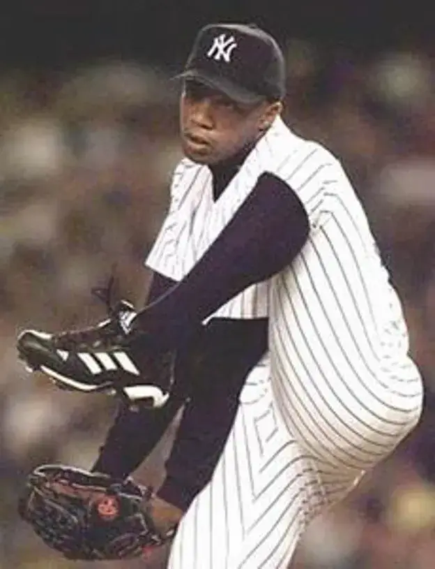 ORLANDO HERNANDEZ New York Yankees 1998 Majestic Cooperstown Home Jersey 
