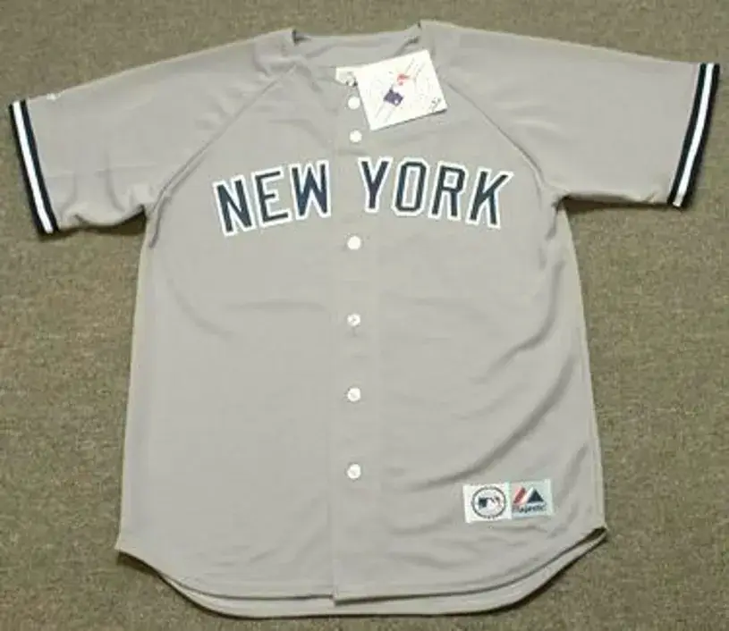 PAUL O’NEILL New York Yankees 1998 Majestic Throwback Away Baseball Jersey