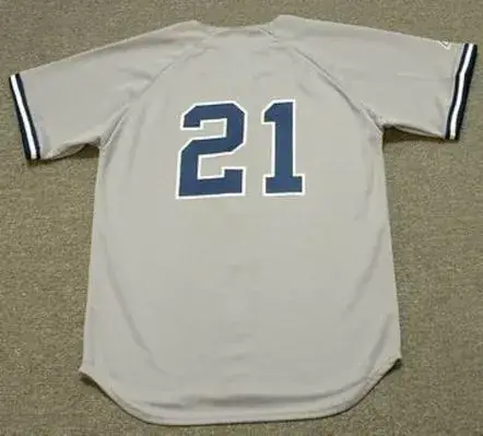 PAUL O’NEILL New York Yankees 1998 Majestic Throwback Away Baseball Jersey 