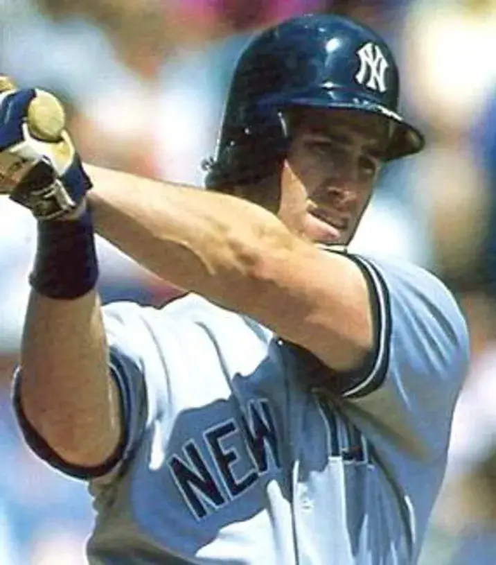 PAUL O’NEILL New York Yankees 1998 Majestic Throwback Away Baseball Jersey 