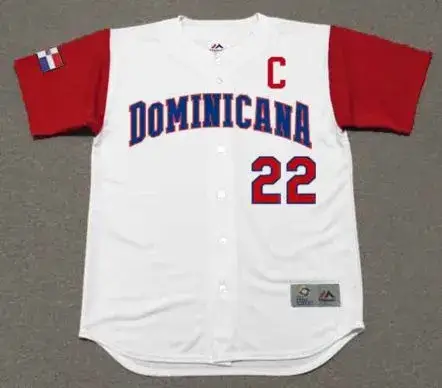 ROBINSON CANO Dominican 2017 World Baseball Classic Throwback Jersey 