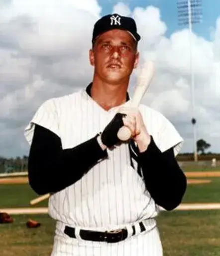 ROGER MARIS New York Yankees 1961 Majestic Throwback Home Baseball Jersey 