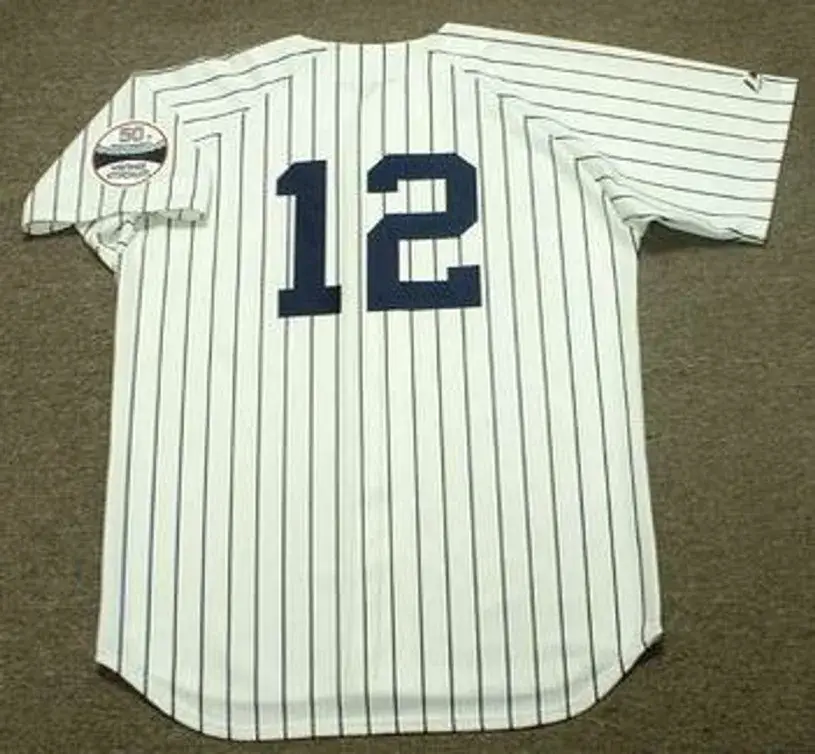 RON BLOMBERG New York Yankees 1973 Majestic Cooperstown Home Jersey 