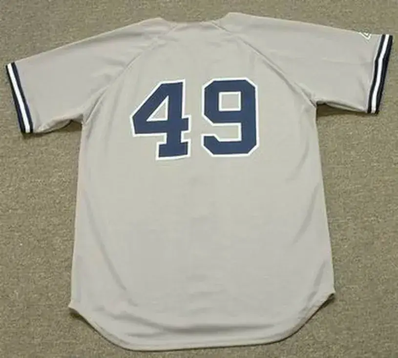 RON GUIDRY New York Yankees 1978 Majestic Throwback Away Baseball Jersey 