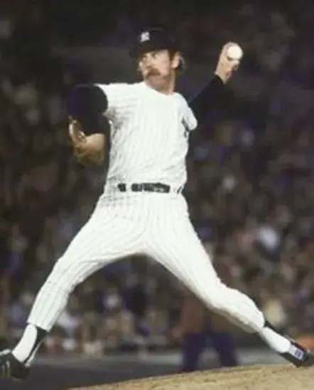 SPARKY LYLE New York Yankees 1973 Majestic Cooperstown Home Jersey 