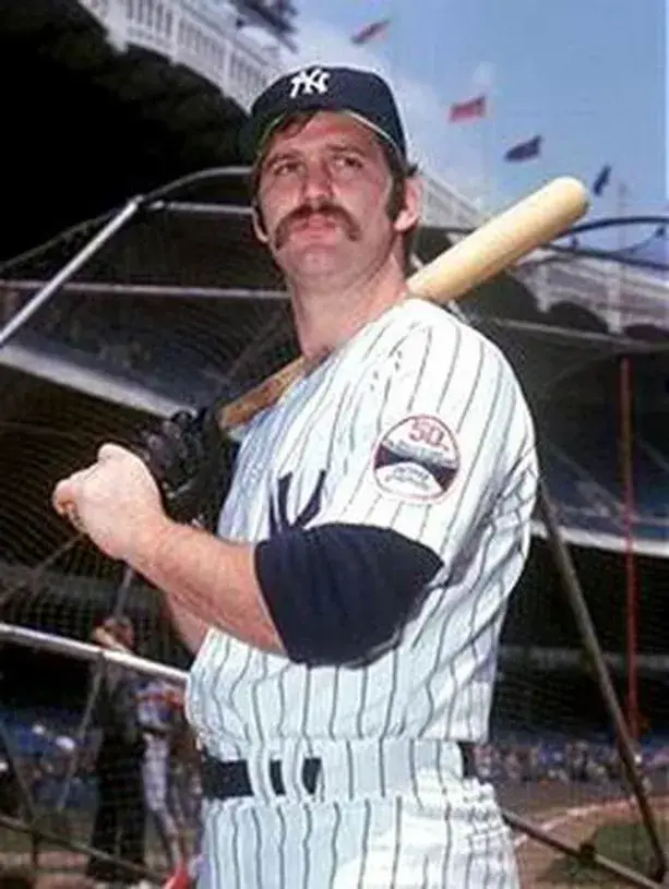 THURMAN MUNSON New York Yankees 1973 Home Majestic Throwback Baseball Jersey 