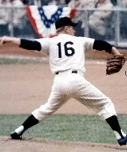 WHITEY FORD New York Yankees 1961 Majestic Cooperstown Throwback Home Jersey 