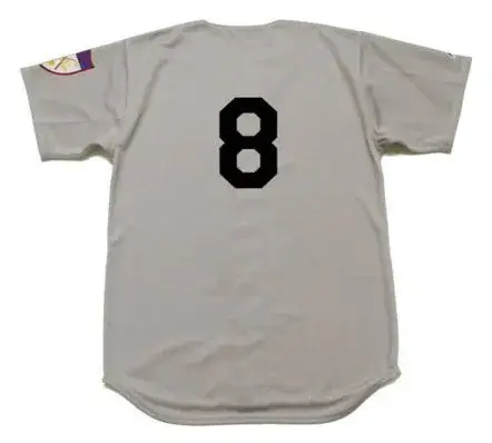 YOGI BERRA New York Yankees 1951 Majestic Cooperstown Throwback Away Jersey 