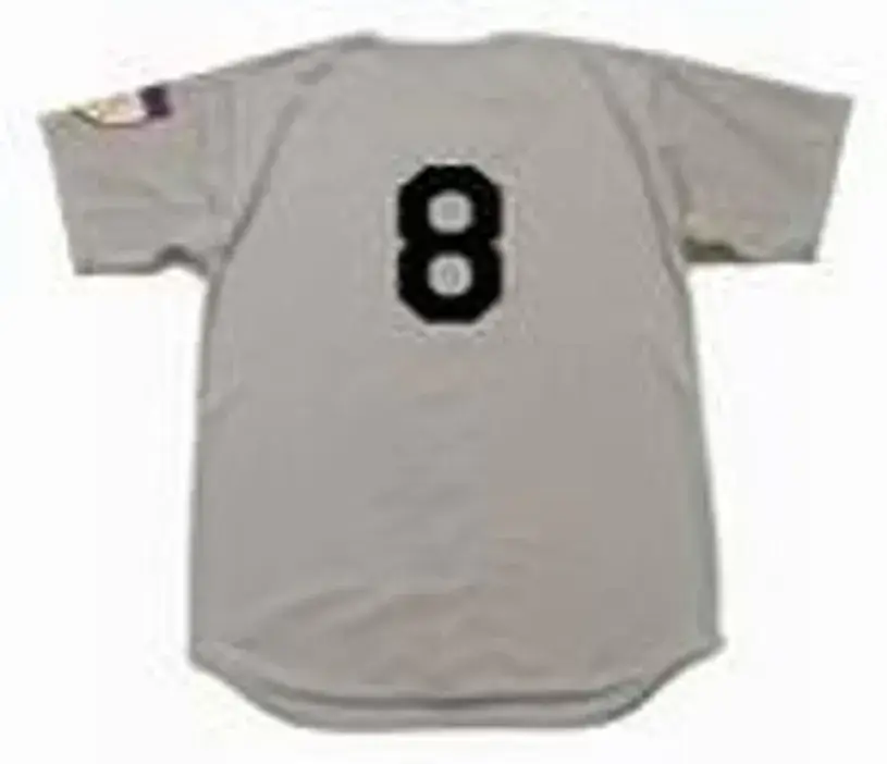 YOGI BERRA New York Yankees 1951 Majestic Cooperstown Throwback Away Jersey 