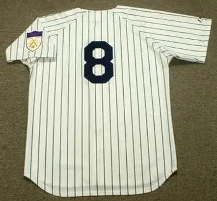 YOGI BERRA New York Yankees 1951 Majestic Cooperstown Throwback Home Jersey 