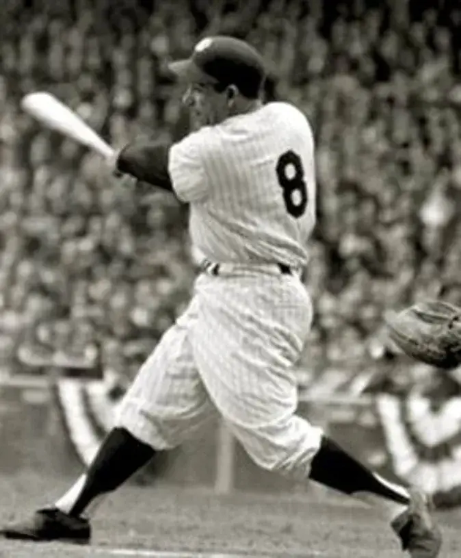 YOGI BERRA New York Yankees 1951 Majestic Cooperstown Throwback Home Jersey 