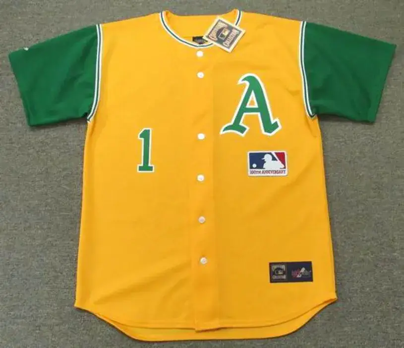 DICK GREEN Oakland Athletics 1969 Majestic Cooperstown Throwback Jersey