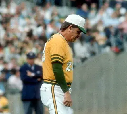 DICK WILLIAMS Oakland Athletics 1972 Majestic Cooperstown Baseball Jersey 
