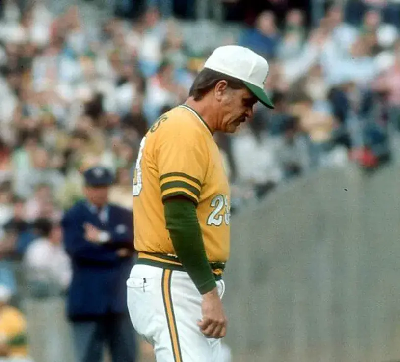 DICK WILLIAMS Oakland Athletics 1972 Majestic Cooperstown Baseball Jersey 