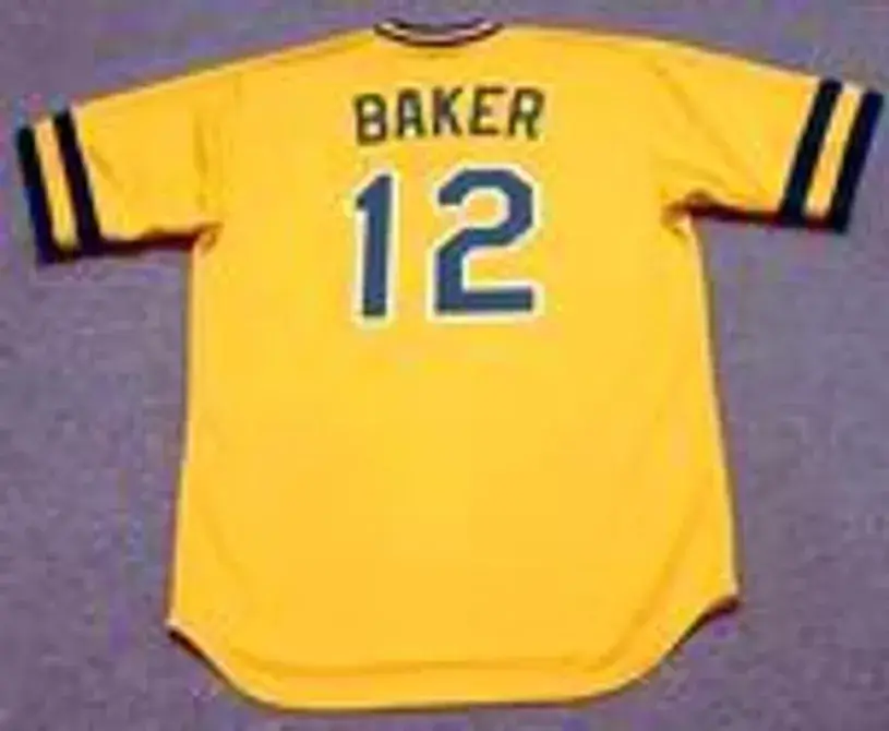 DUSTY BAKER Oakland Athletics 1985 Majestic Cooperstown Throwback Baseball Jersey 