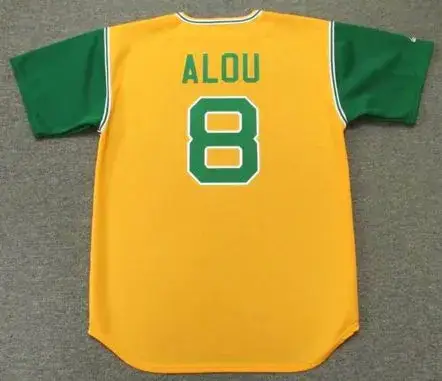 FELIPE ALOU Oakland Athletics 1970 Majestic Cooperstown Throwback Jersey 