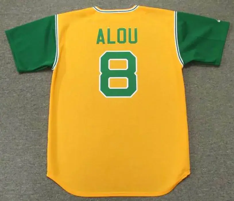 FELIPE ALOU Oakland Athletics 1970 Majestic Cooperstown Throwback Jersey 