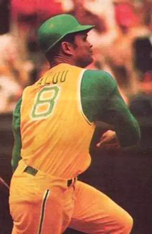 FELIPE ALOU Oakland Athletics 1970 Majestic Cooperstown Throwback Jersey 