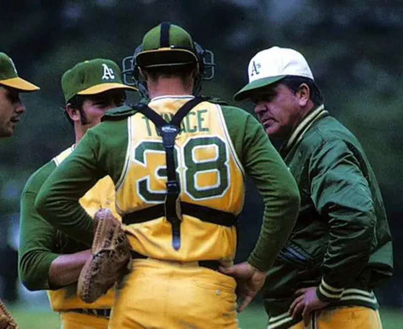 GENE TENACE Oakland Athletics 1969 Majestic Cooperstown Throwback Jersey 