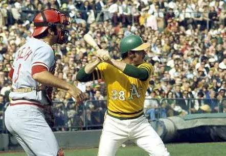 GENE TENACE Oakland Athletics 1972 Majestic Cooperstown Throwback Baseball Jersey 