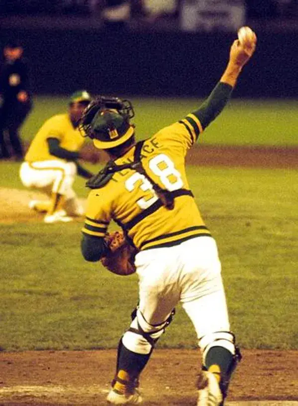 GENE TENACE Oakland Athletics 1972 Majestic Cooperstown Throwback Baseball Jersey 