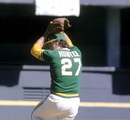 JIM “CATFISH” HUNTER Oakland Athletics 1973 Majestic Cooperstown Away Jersey 