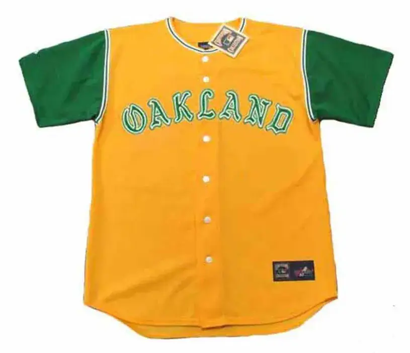 JOE DIMAGGIO Oakland Athletics 1968 Majestic Cooperstown Throwback Jersey 
