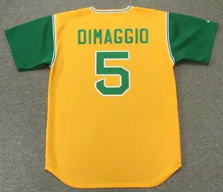 JOE DIMAGGIO Oakland Athletics 1969 Majestic Cooperstown Throwback Jersey 