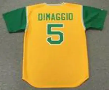 JOE DIMAGGIO Oakland Athletics 1969 Majestic Cooperstown Throwback Jersey 