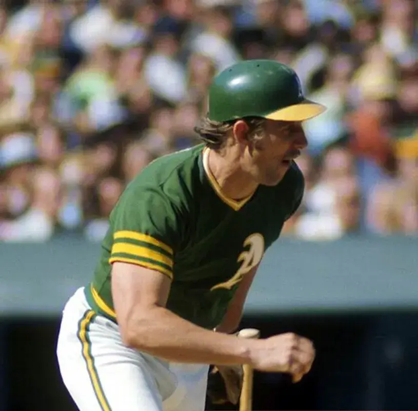 JOE RUDI Oakland Athletics 1973 Majestic Cooperstown Away Baseball Jersey 