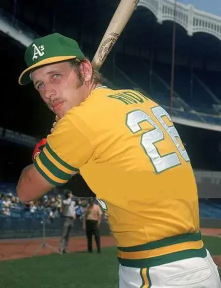 JOE RUDI Oakland Athletics 1973 Majestic Throwback Throwback Baseball Jersey 